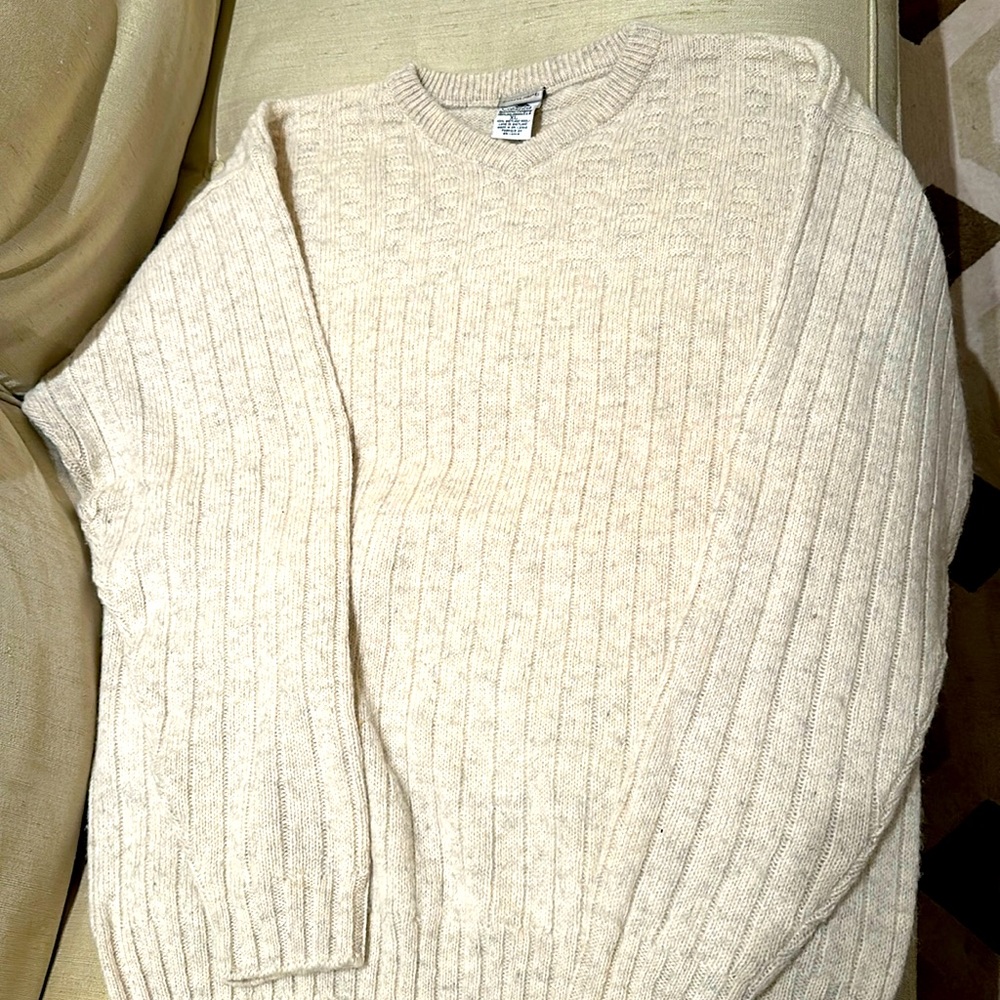 Columbia Shetland wool sweater